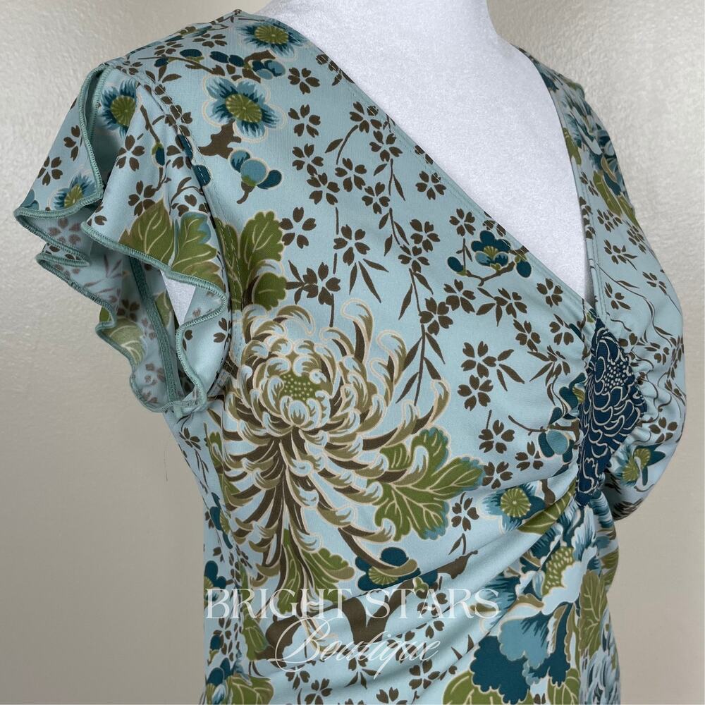 Rare Vintage Print Top ATL Style Color ASO Rory Gilmore Girls Y2K Floral - Picture 11 of 11
